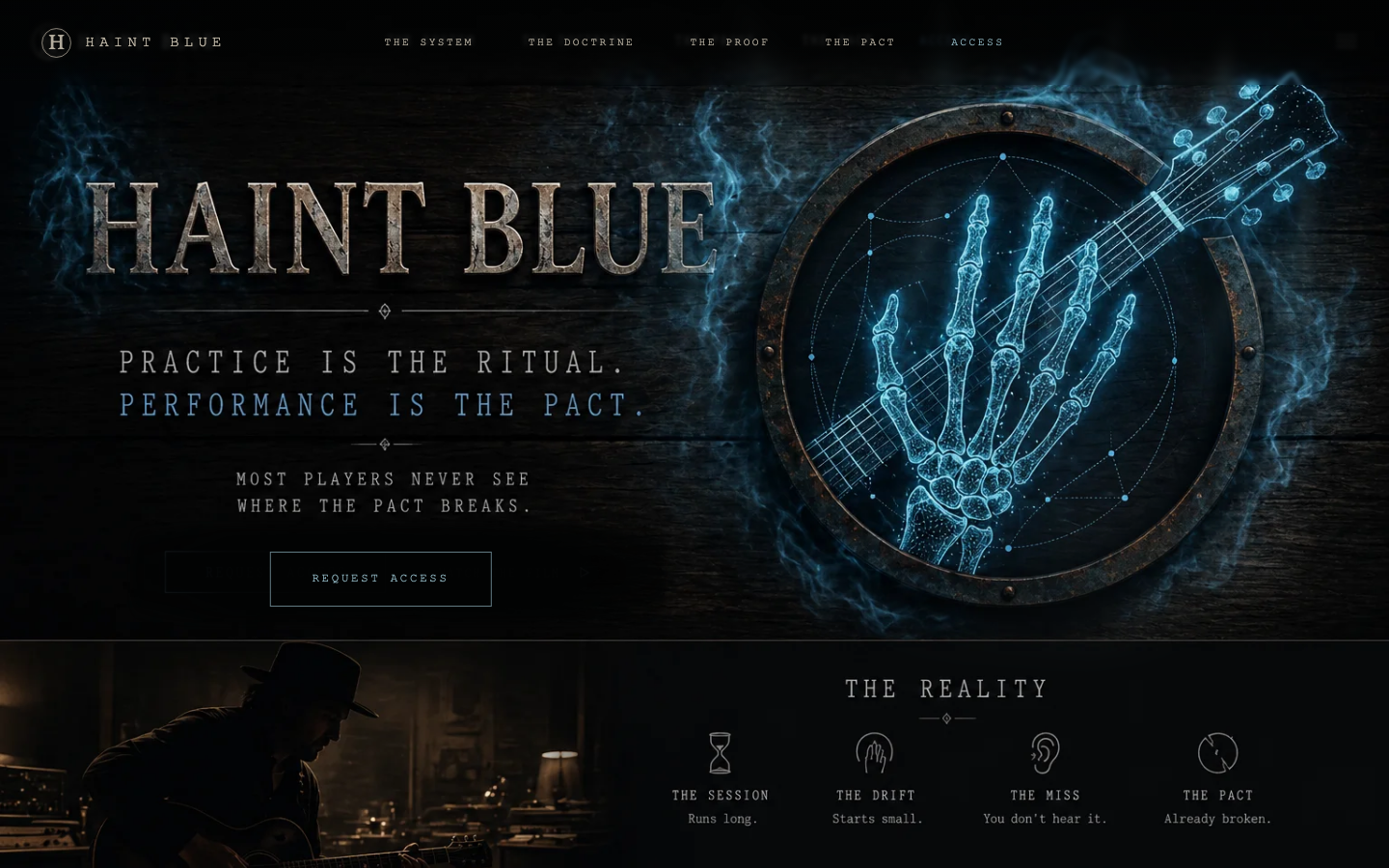 Haint Blue homepage preview